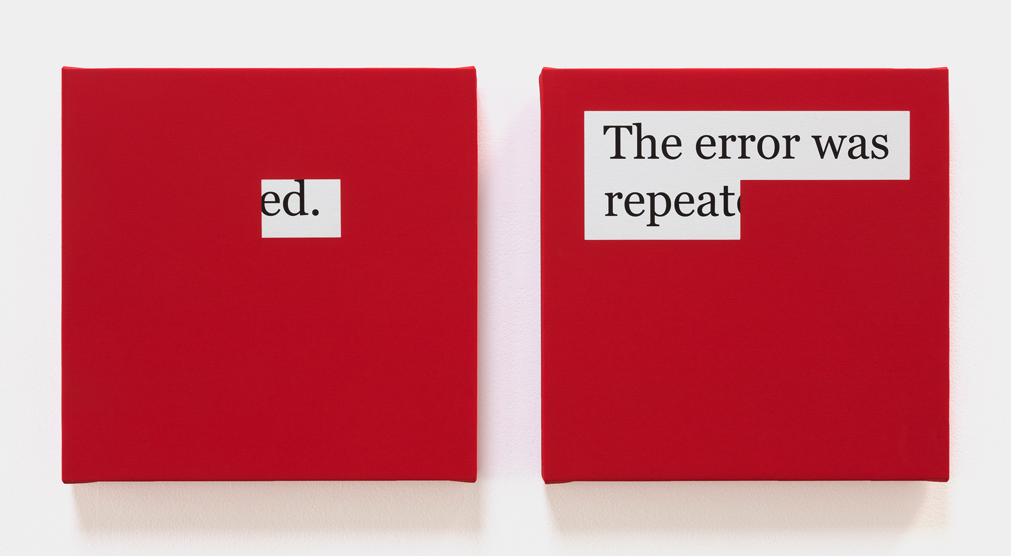 CORRECTIONS: THE ERROR WAS REPEATED