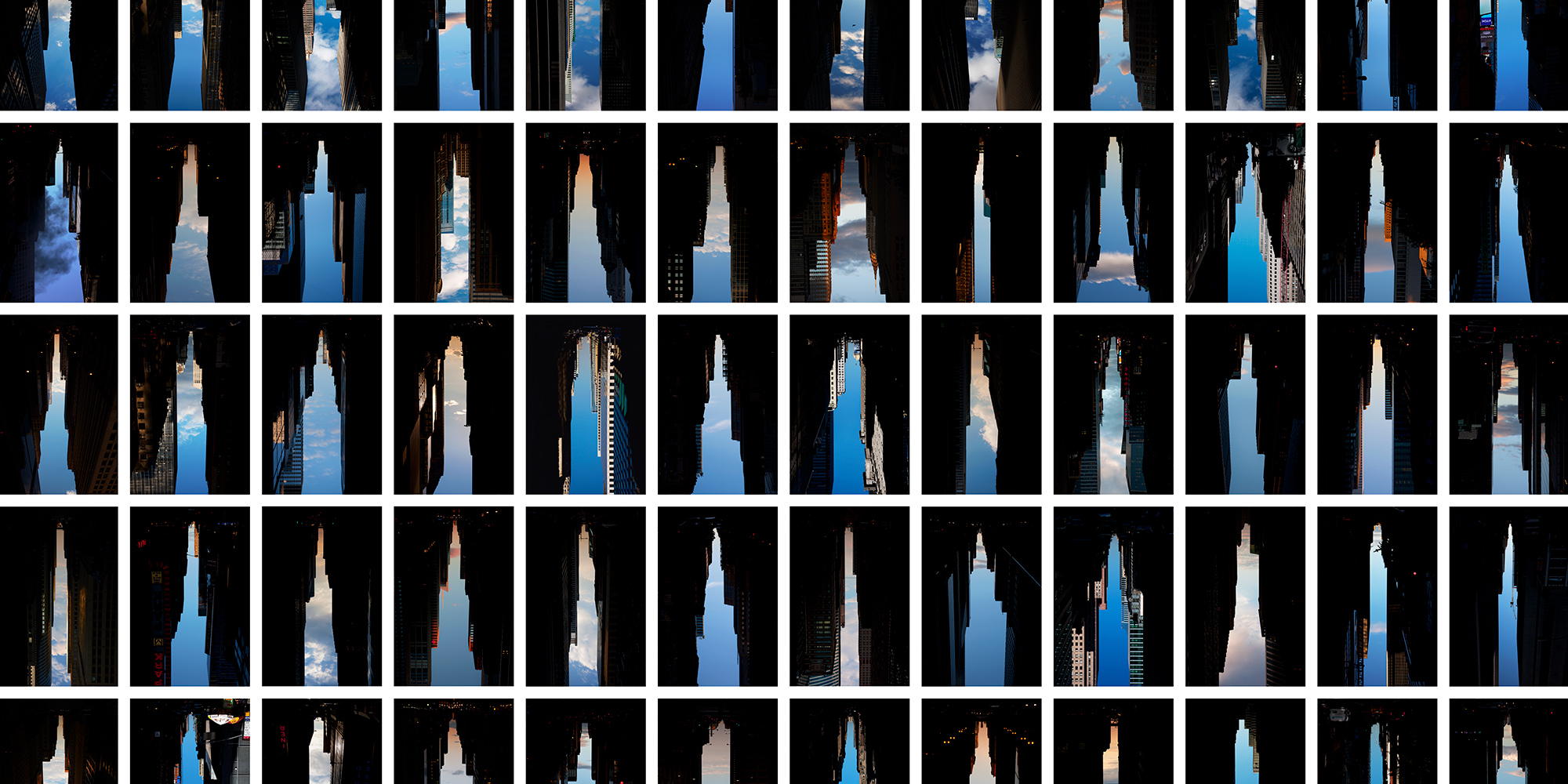 BUILDINGS MADE OF SKY series